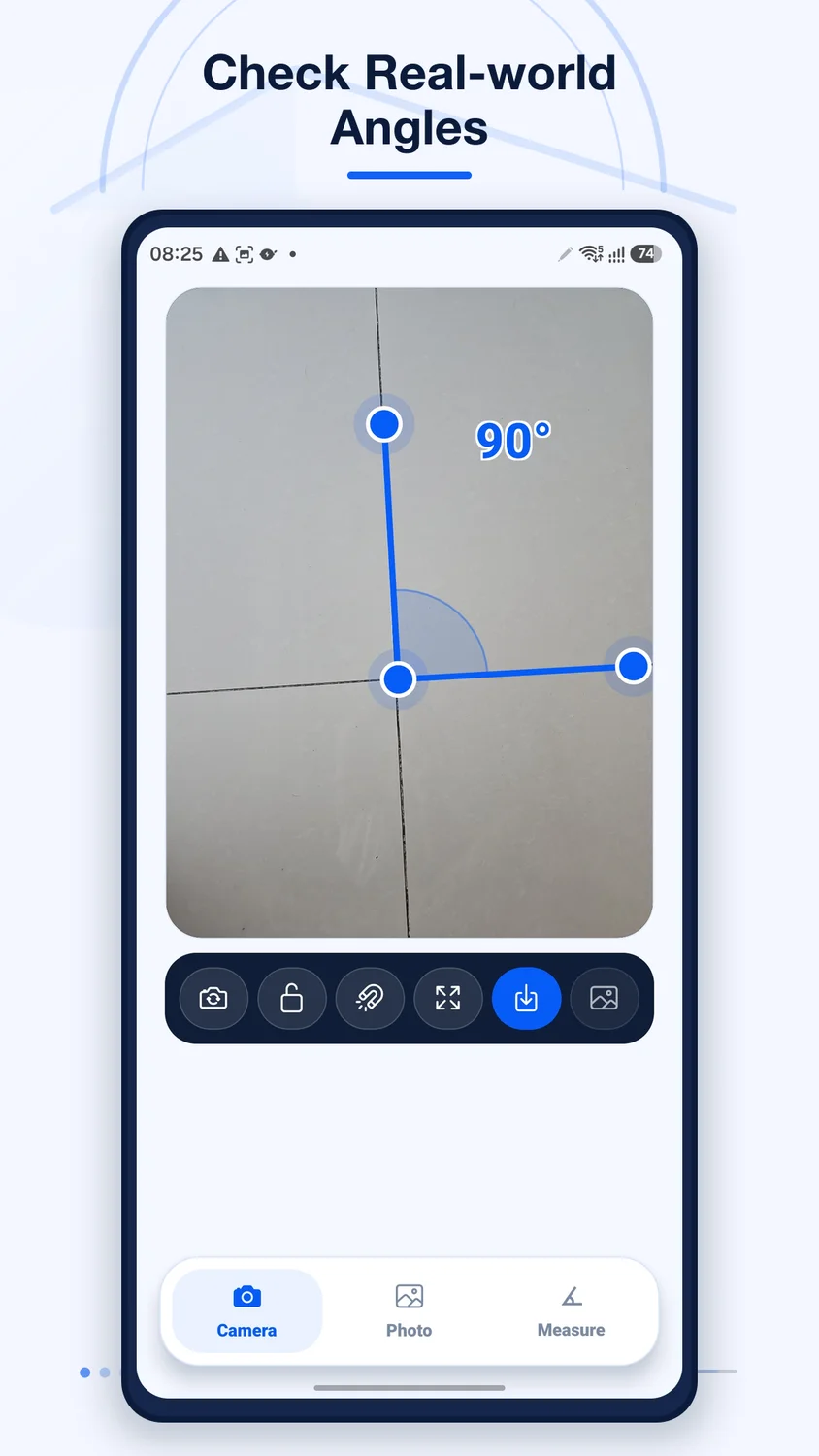 Angle Finder & Protractor app screenshot 2