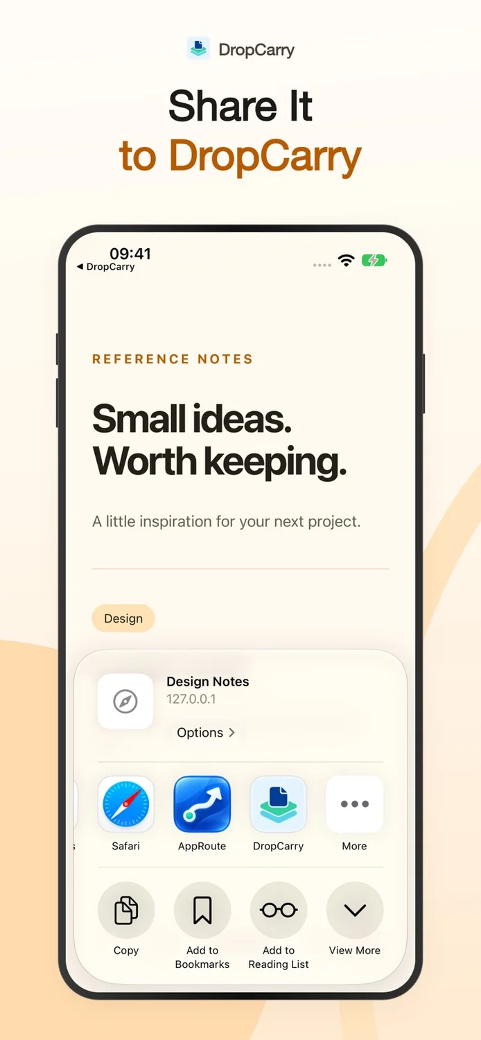 DropCarry: Notes & Files app screenshot 2