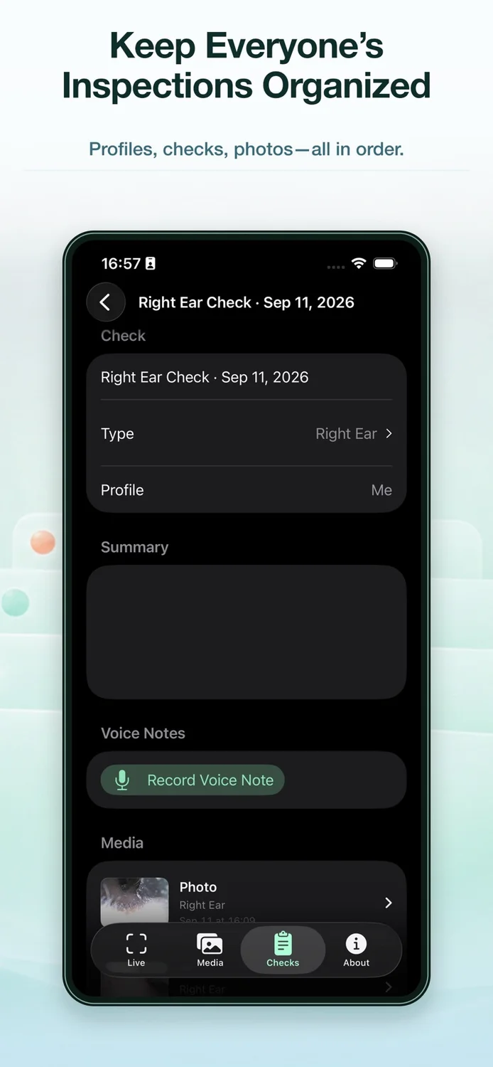 Otoscope Pro for Suear app screenshot 3