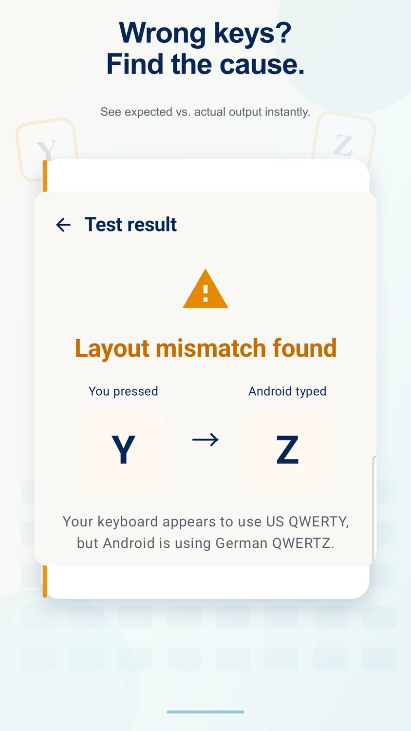 Physical Keyboard Test & Fix app screenshot 2