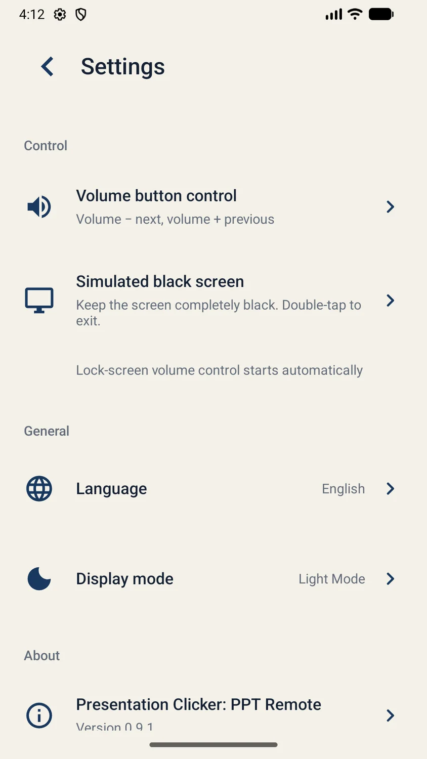 Presentation Clicker PPT Slide app screenshot 3